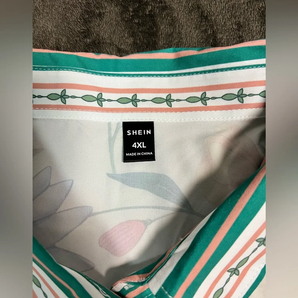 SHEIN floral men’s shirt - Picture 2 of 4